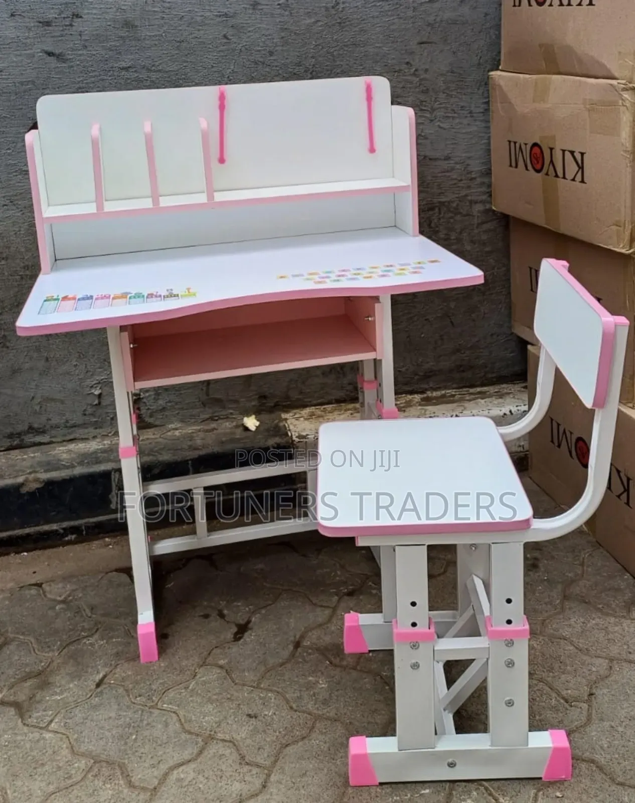 Study Table and Chair for Kids With Storage