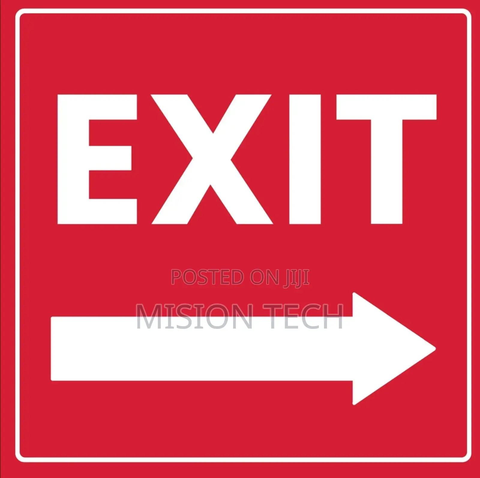An Exit Sign