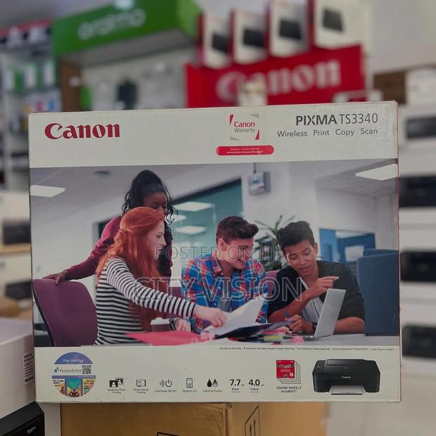 Canon Pixma Ts3340 Wi-Fi, Print, Copy, Scan, Cloud Printer - main view