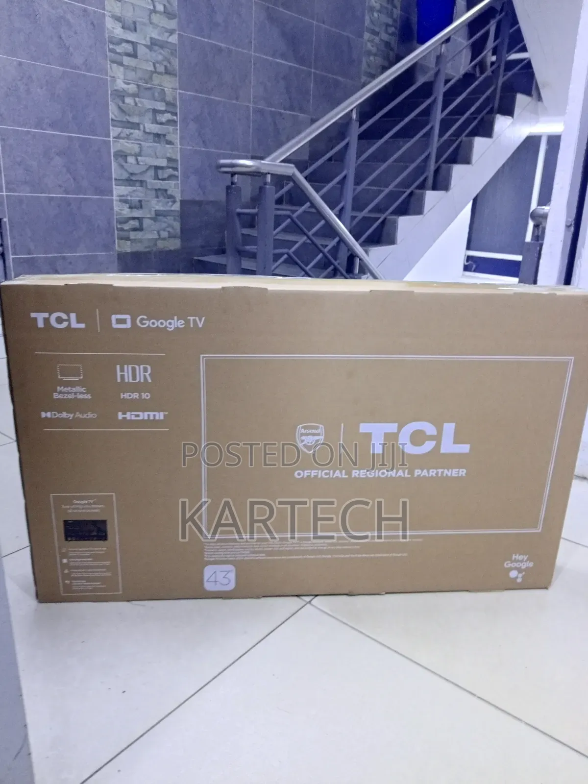 TCL 43inch FHD Qled Hdr10 Frameless Google Tv