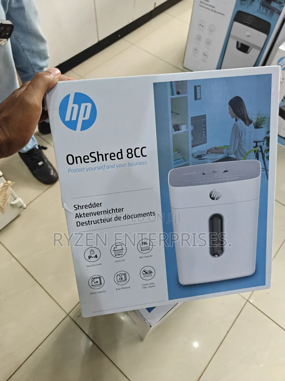 Hp Oneshred 8cc/ Hp Paper Shredder 8 Sheets