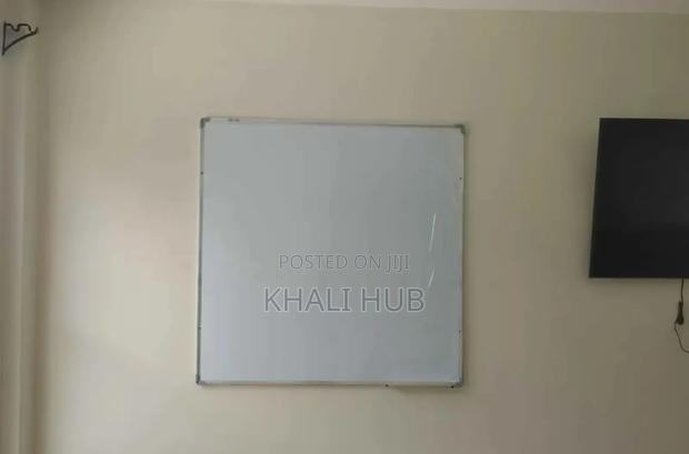 120x120cm Whiteboard Office Standard White Board Dry Erase - main view