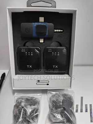 Lavalier F11-2 Wireless Microphone 3 in 1 Plug and Play.