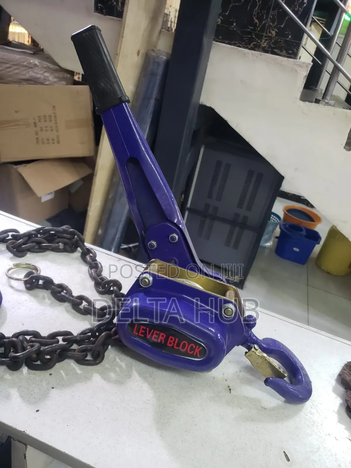 1.5-Ton Lever Chain Hoist – Compact Portable Hand Winch