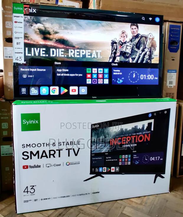 Syinix 43-Inch Smart Android Tv.