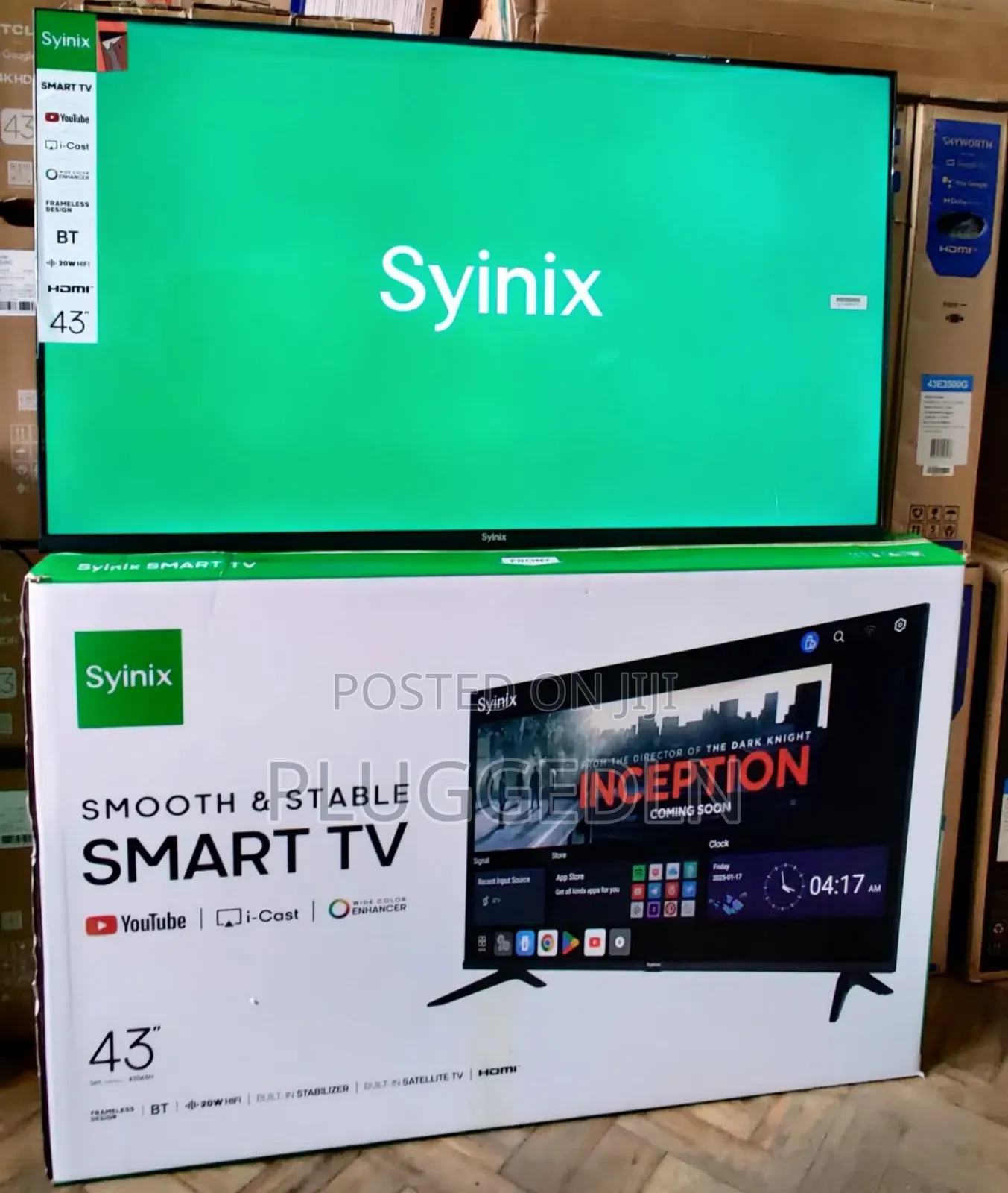 Syinix 43-Inch Smart Android Tv.