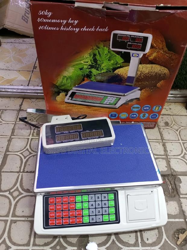 Commercial Standard 50kg Receipt Scale - main view