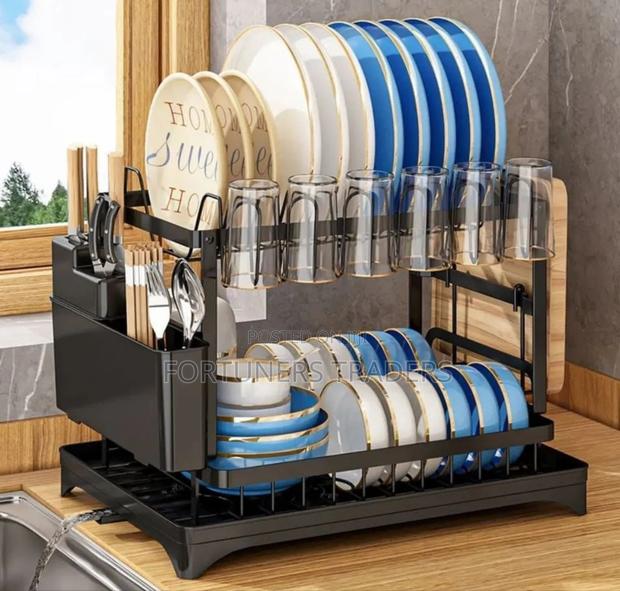 Heavy Duty 2 Tier Dish Rack