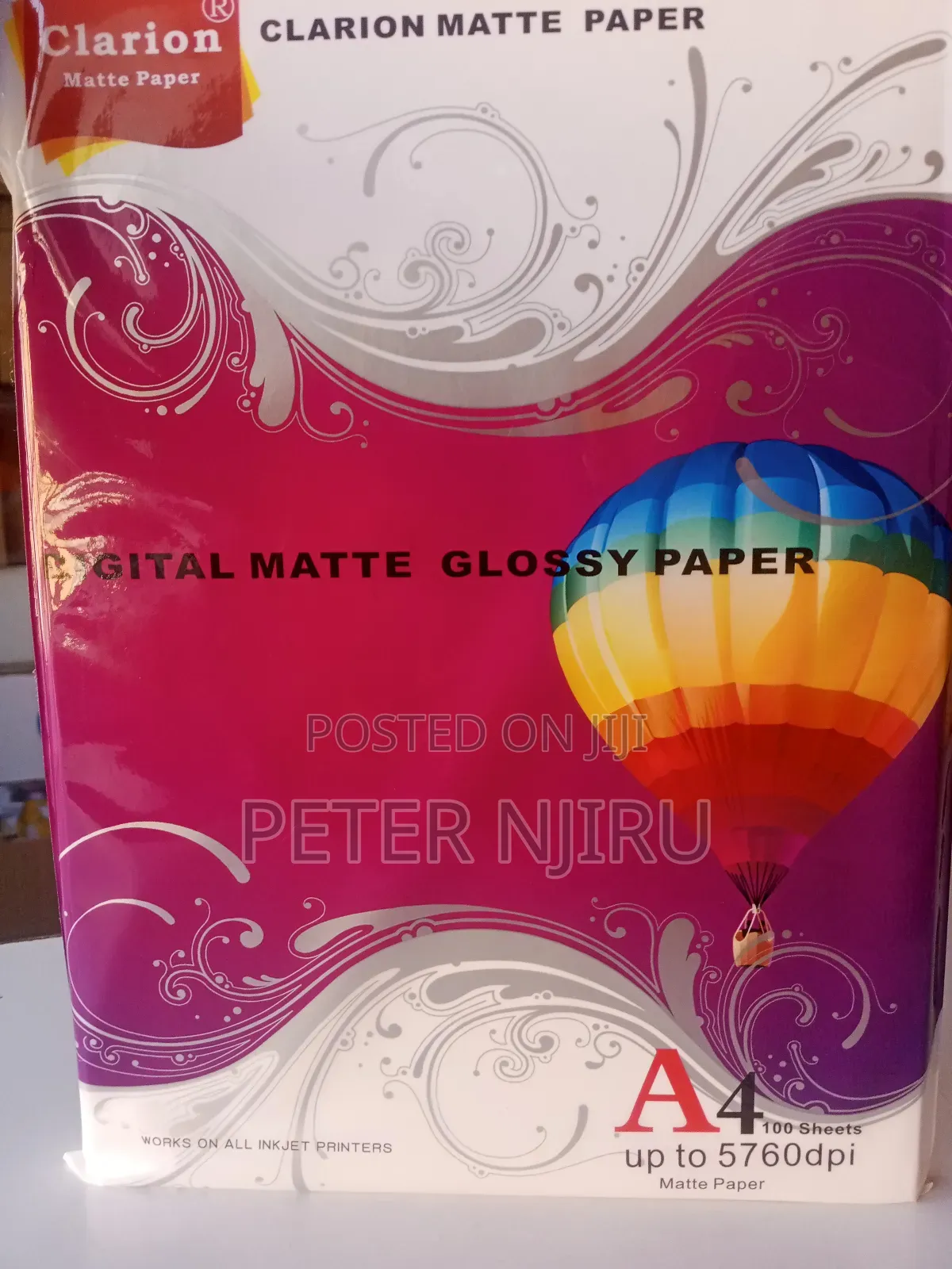 Digital Matte Glossy Paper 5760 Dpi