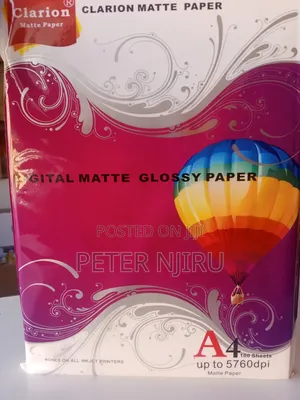 Digital Matte Glossy Paper 5760 Dpi