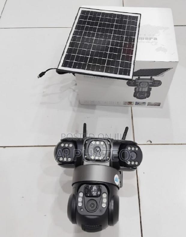 V380pro 4g Solar PTZ Triple Lens 6mp Camera - main view