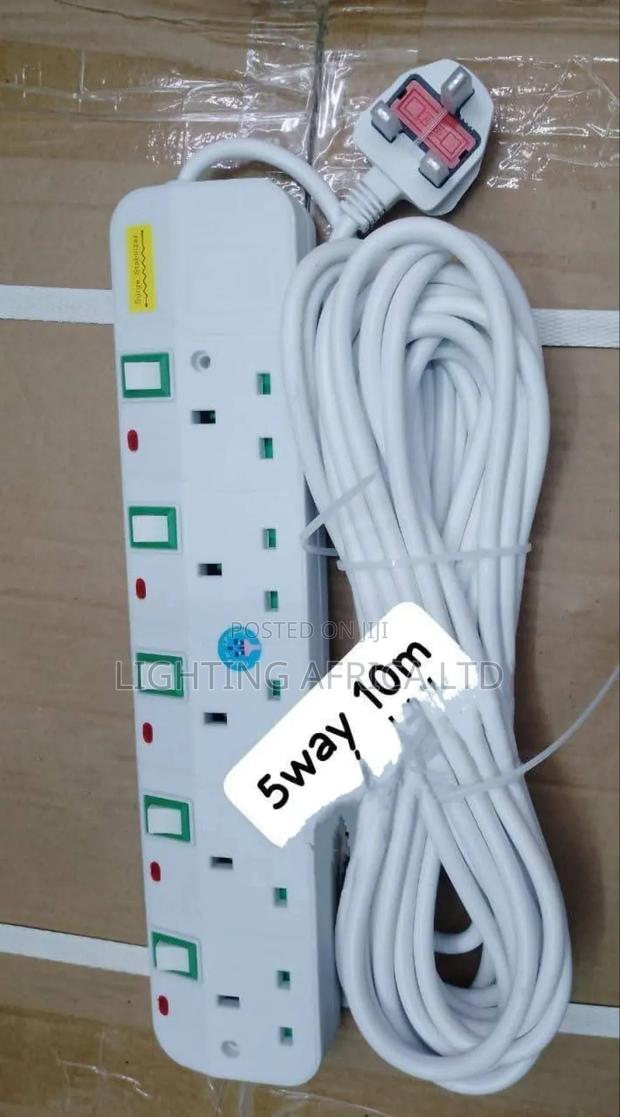 5 Way Extension Cable With 10 Meters Cable - main view