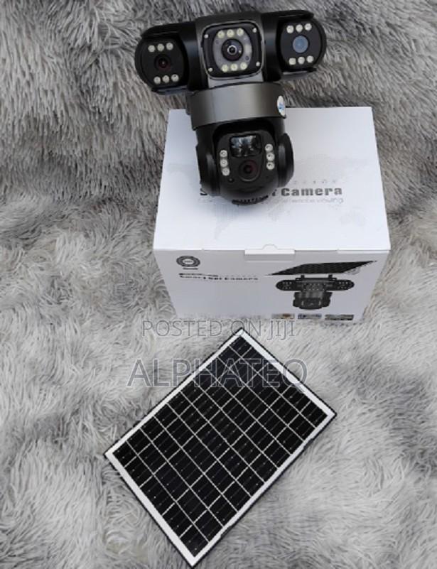 Triple-Lens 4g Solar-Powered Security Camera Full Hd - main view