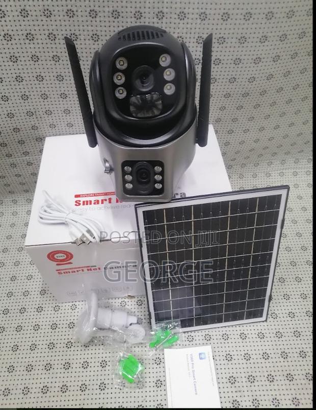 Phone App V380 Pro Dual Lens Solar Smart Home Network 4g - main view