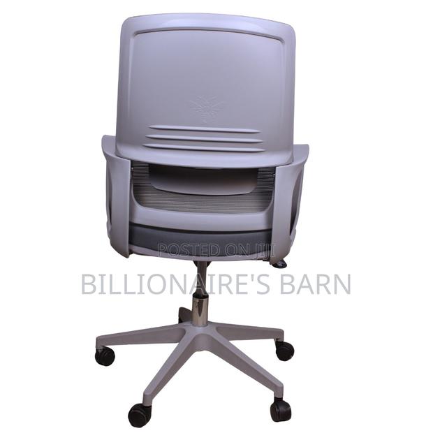 Grey Ergonomic Mesh Office Chair - thumbnail 4