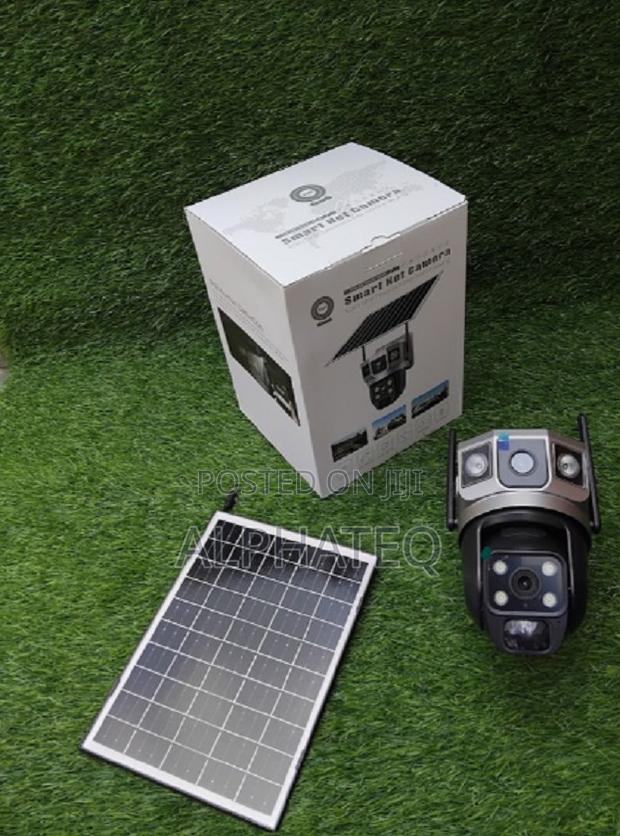 4g Dual Lens `Ptz Solar Camera Outdoor Newest CCTV Camera