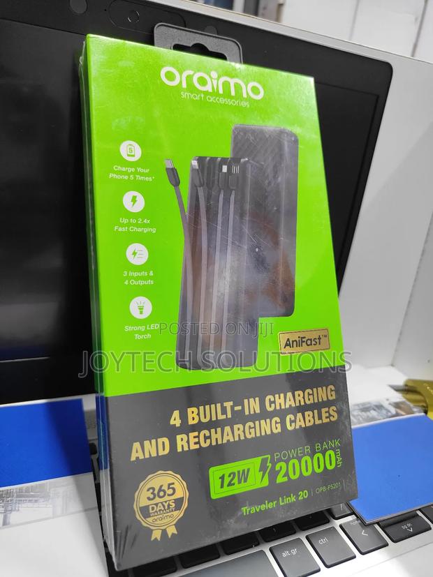 Oraimo 20,000 Mah 12 W Powerbank - main view