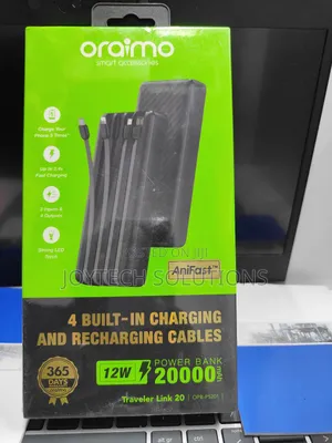 Oraimo 20,000 Mah 12 W Powerbank