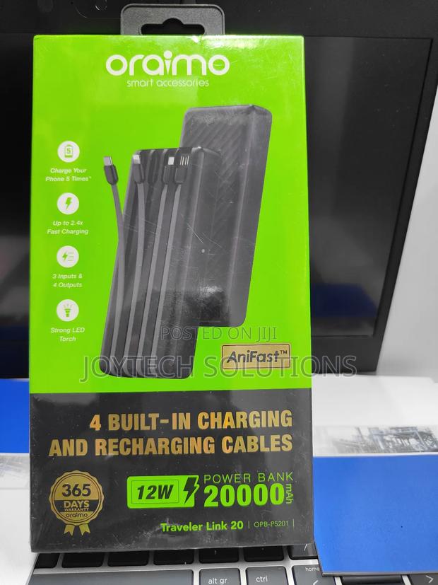 Oraimo 20,000 Mah 12 W Powerbank - thumbnail 2