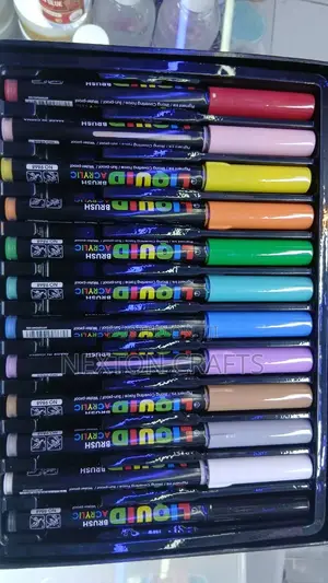 Acrylic Paint Pen Set - 12 Vibrant Colors