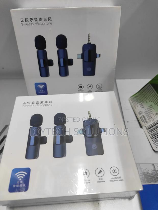 3 In1 Smartphone Wireless Lapel Microphone