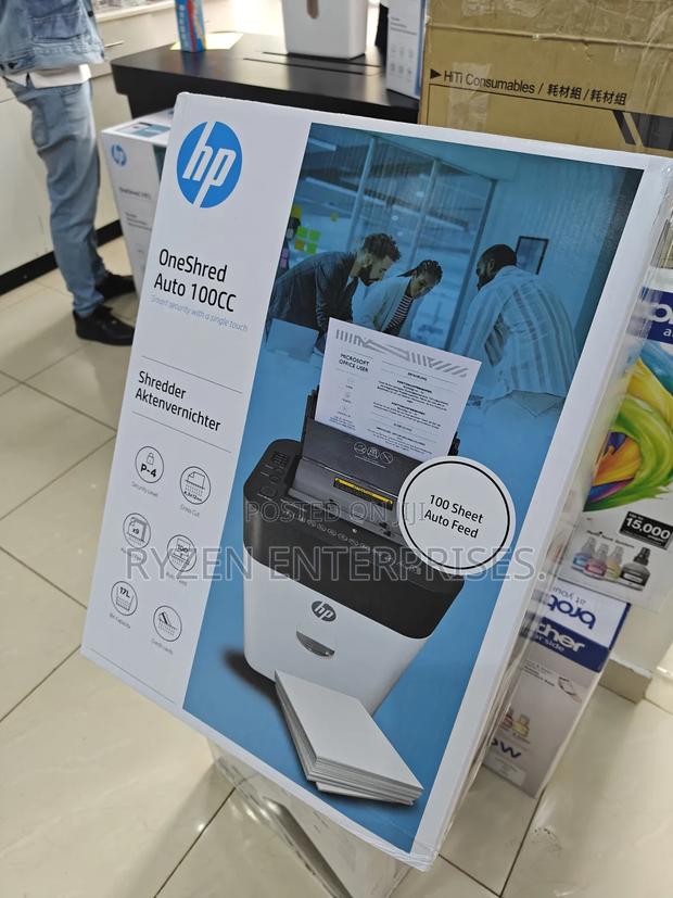 Hp Oneshred Auto 100cc Cross-cut Shredder - main view