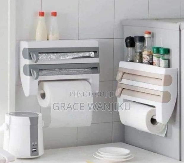 Big Size Tripple Paper Dispenser With Top Shelf