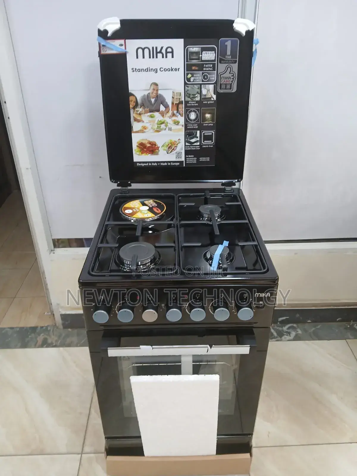 Mika 50 by 60 3gas+ 1electric Standing Mst5060p33ebl