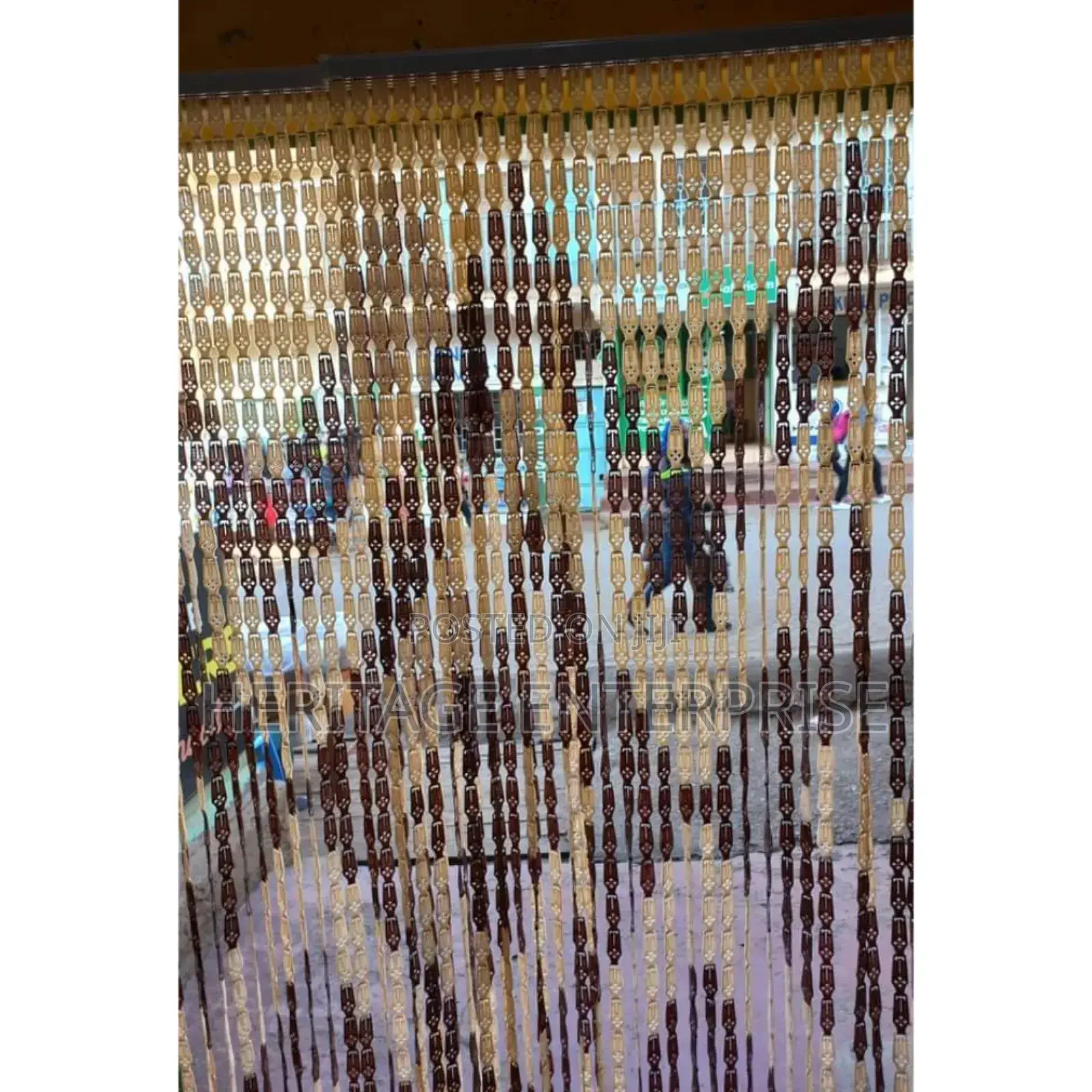 *Plastic Beads Indoor/Outdoor Curtain