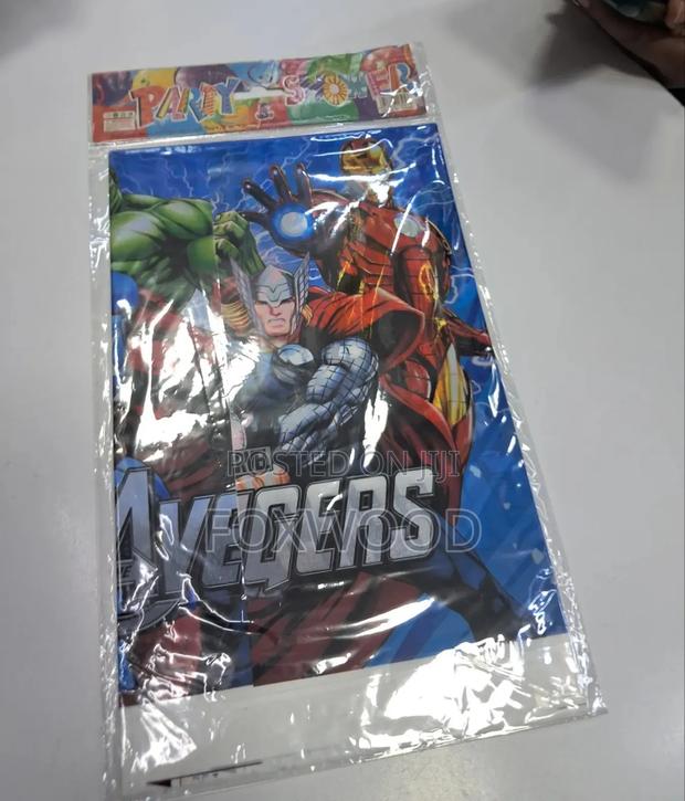 Party Table Cover Cartoon Themed - main view