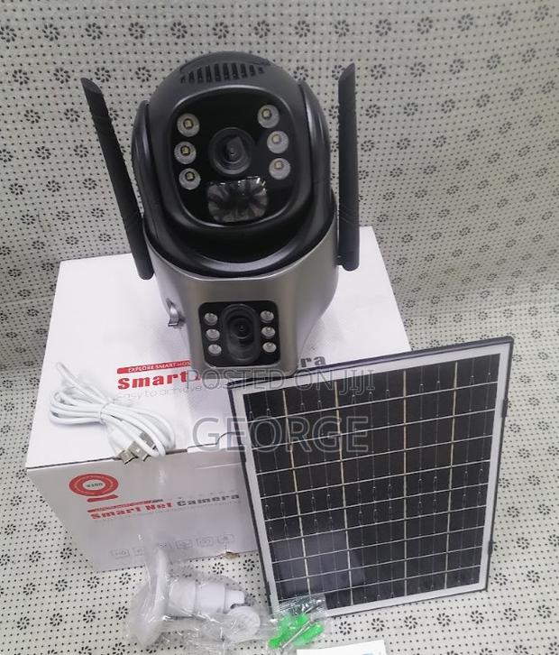 Wireless Security Dual Lens 4g V380 Solar -Camera