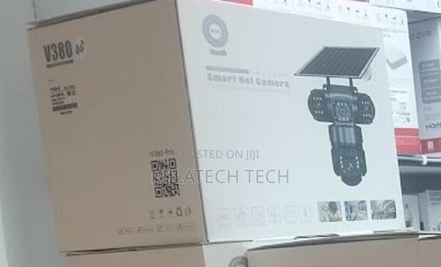 PTZ Three Lens Camera 4g Simcard Solar V380 Tripple Lens