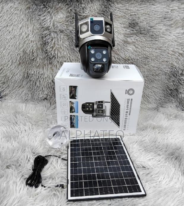 V380 Solar 4g Duallens Outdoor Camera PTZ With Simcard Slot