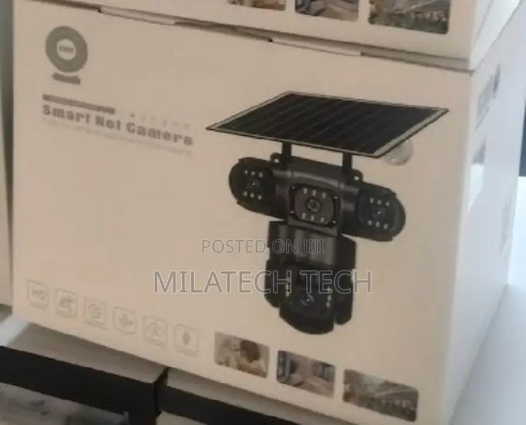 V380 Tripple Lens 4g Enabled Solar Powered PTZ Camera