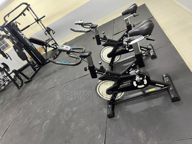 Sturdy Spinning Bike for Cardio Weight Loss - main view