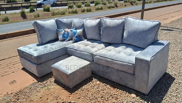 Timeless 6 Seater Sofa With Free Throw Pillows