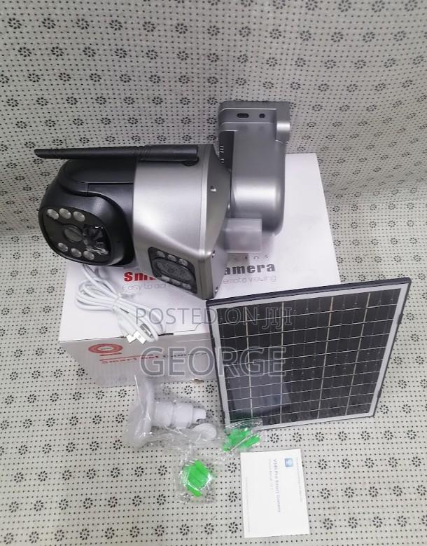 Human Motion Tracking Dual Lens 4g Solar Camera