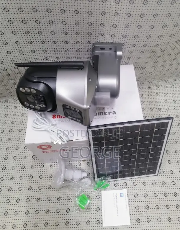 Human Motion Tracking Dual Lens 4g Solar Camera