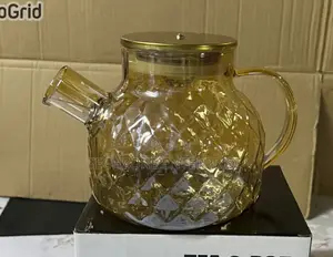 Teapot - Unique Tea Pot Borrosilicate 1 Litres 
