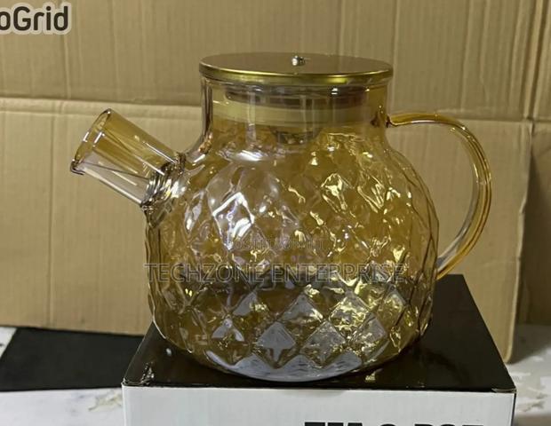 Teapot - Unique Tea Pot Borrosilicate 1 Litres 
