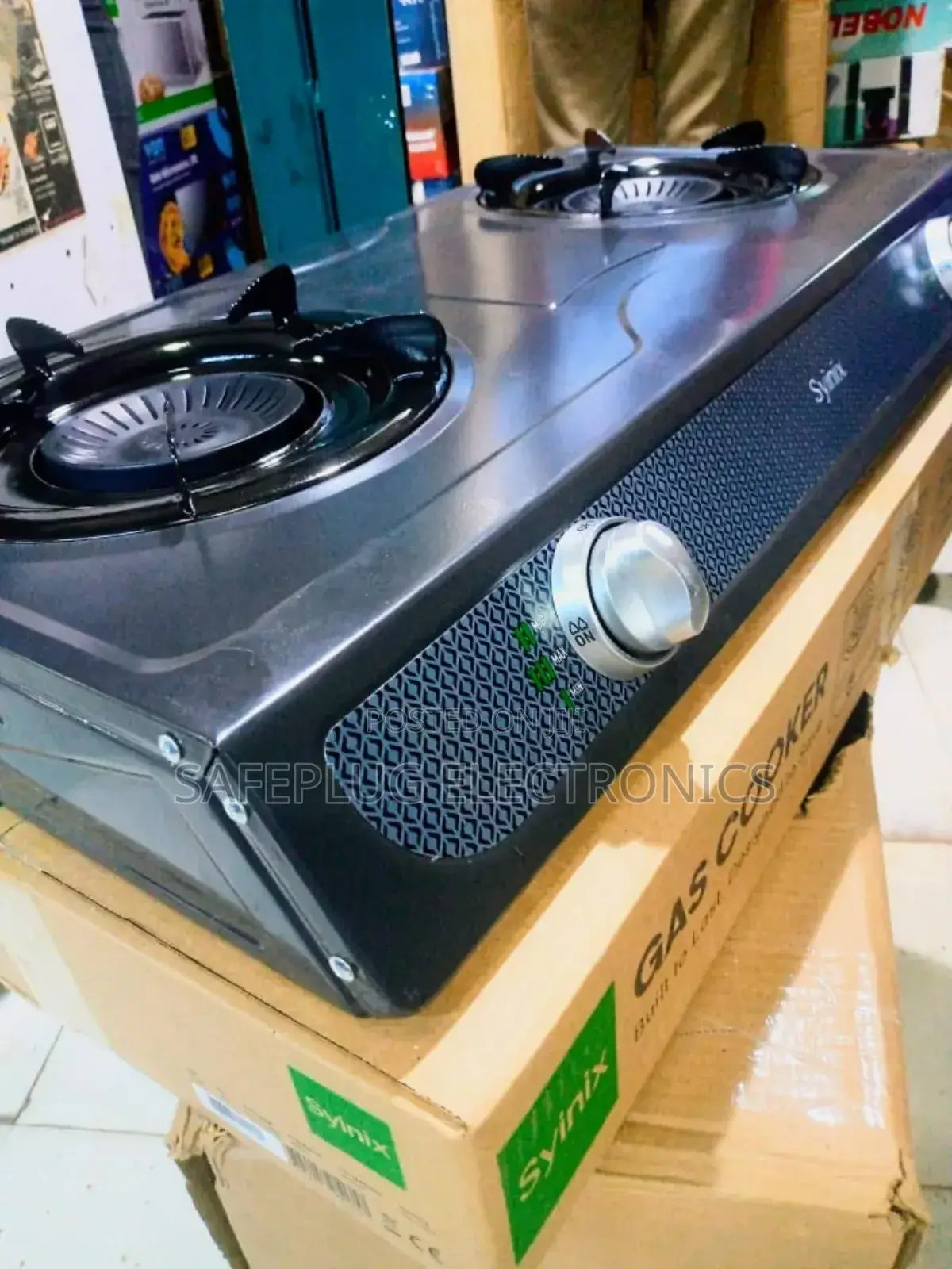 Rust Free, Syinix 2 Burner Extra Large, Table Top Cooker