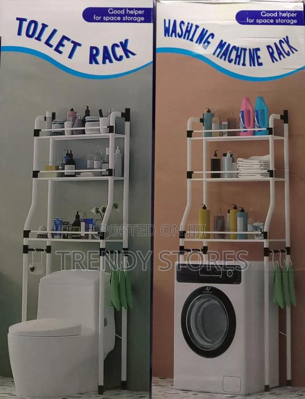 Washing Machine & Toilet  Rack - main view