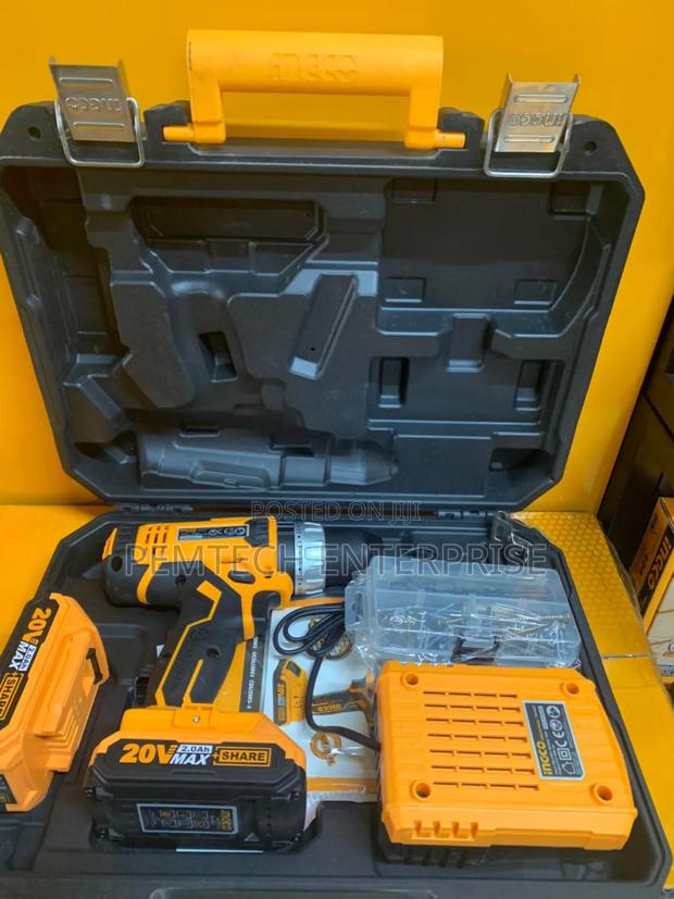 Ingco Cdli2003 20v /2.0ah 13mm Battery Drill - thumbnail 2