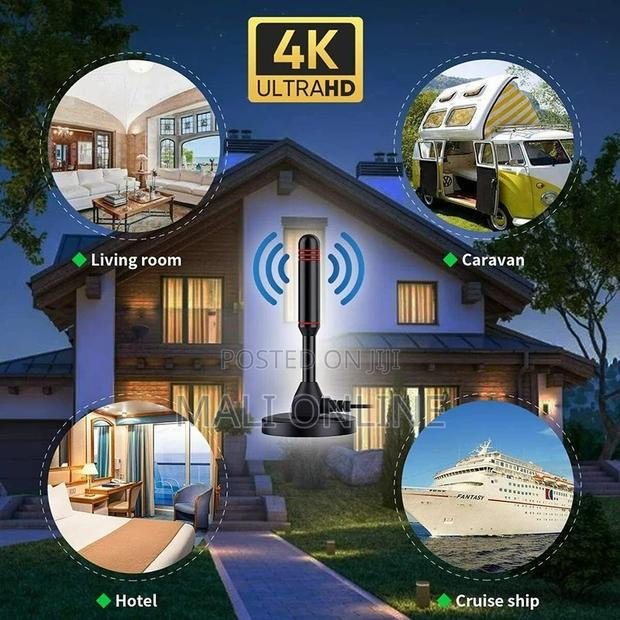 Antenna Digital Hd Tv Indoor 4k Ultra Hdtv Signal Amplifier