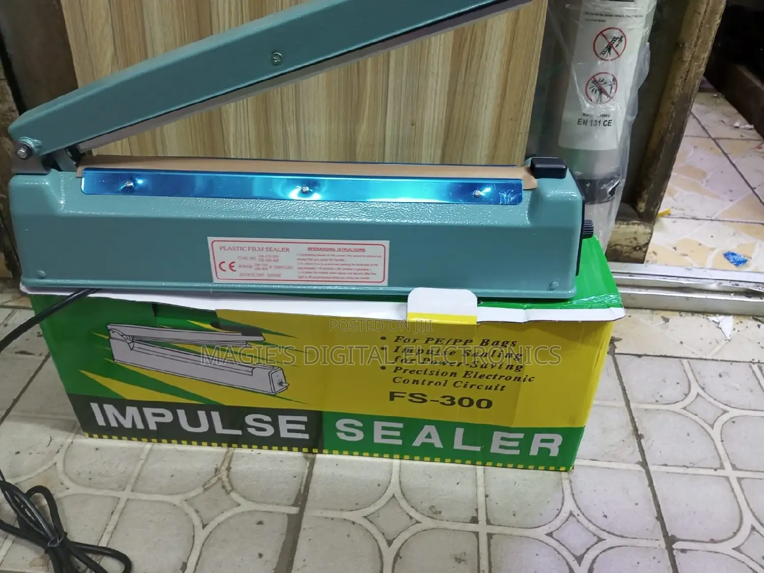 Highly Recommend Fs300 Metallic Impulse Sealer