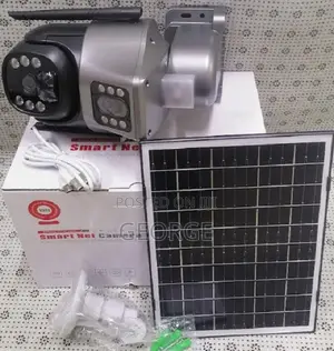 _4g/Wifi Dual Lens PTZ 8w Solar Camera Outdoor V380