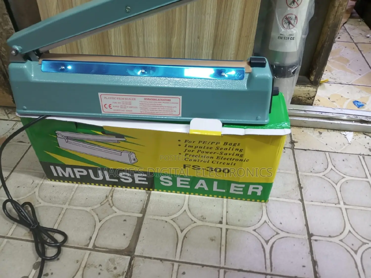 Most Powerful Fs300 Metallic Impulse Sealer