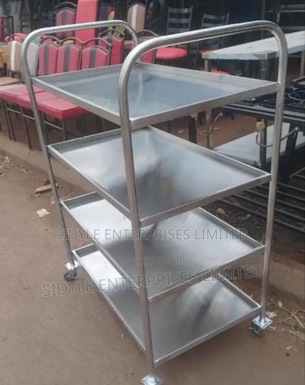 Food Trolley Stainless