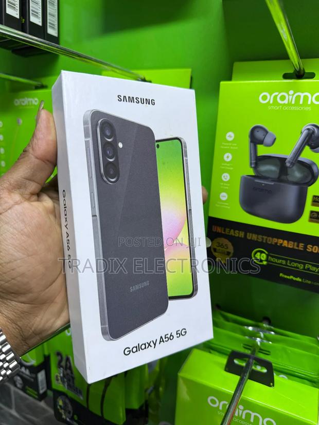 New Samsung Galaxy A56 256 GB Black - main view