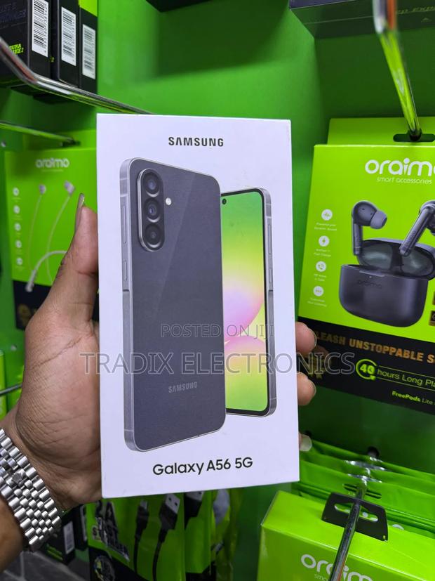 New Samsung Galaxy A56 256 GB Black - thumbnail 4